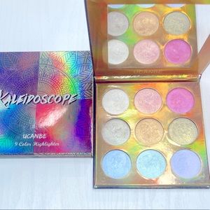 Kaleidoscope Ucanbe 9 color highlighter eyeshadow palette